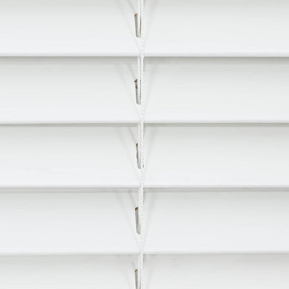 Venetian Blind White 90 x 250 cm 35 mm Solid Paulownia Wood