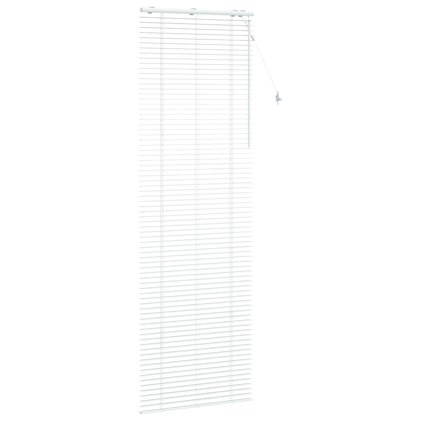 Venetian Blind White 90 x 250 cm 35 mm Solid Paulownia Wood