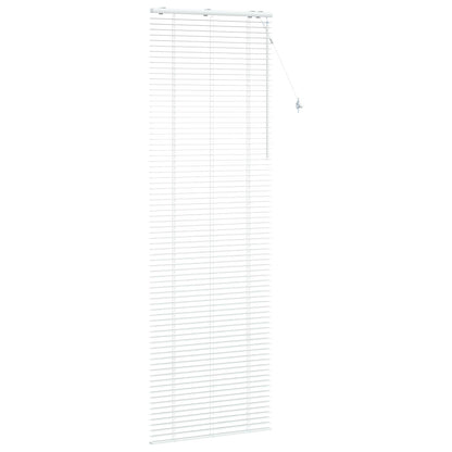 Venetian Blind White 90 x 250 cm 35 mm Solid Paulownia Wood