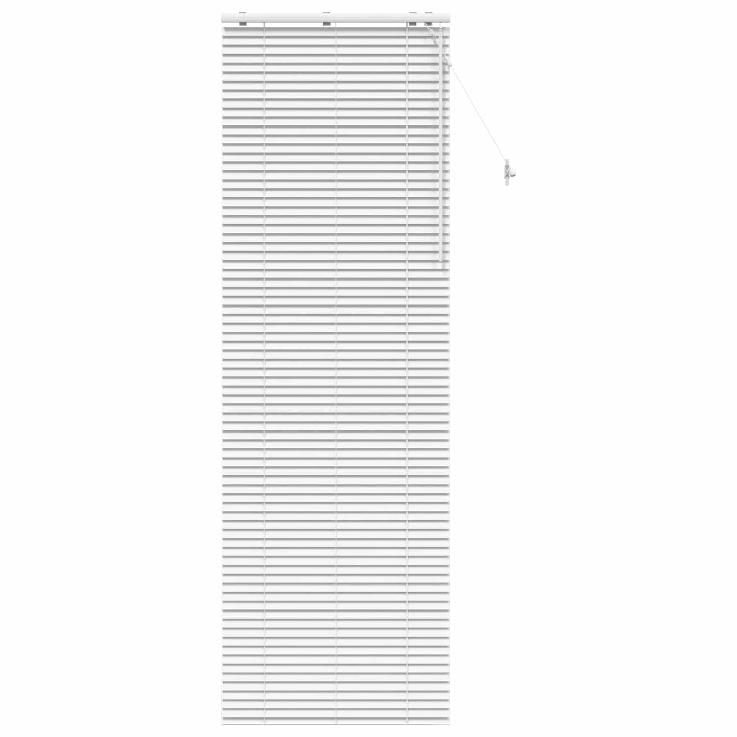 Venetian Blind White 90 x 250 cm 35 mm Solid Paulownia Wood