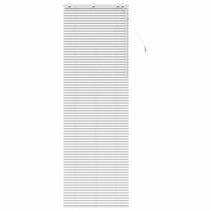 Venetian Blind White 90 x 250 cm 35 mm Solid Paulownia Wood