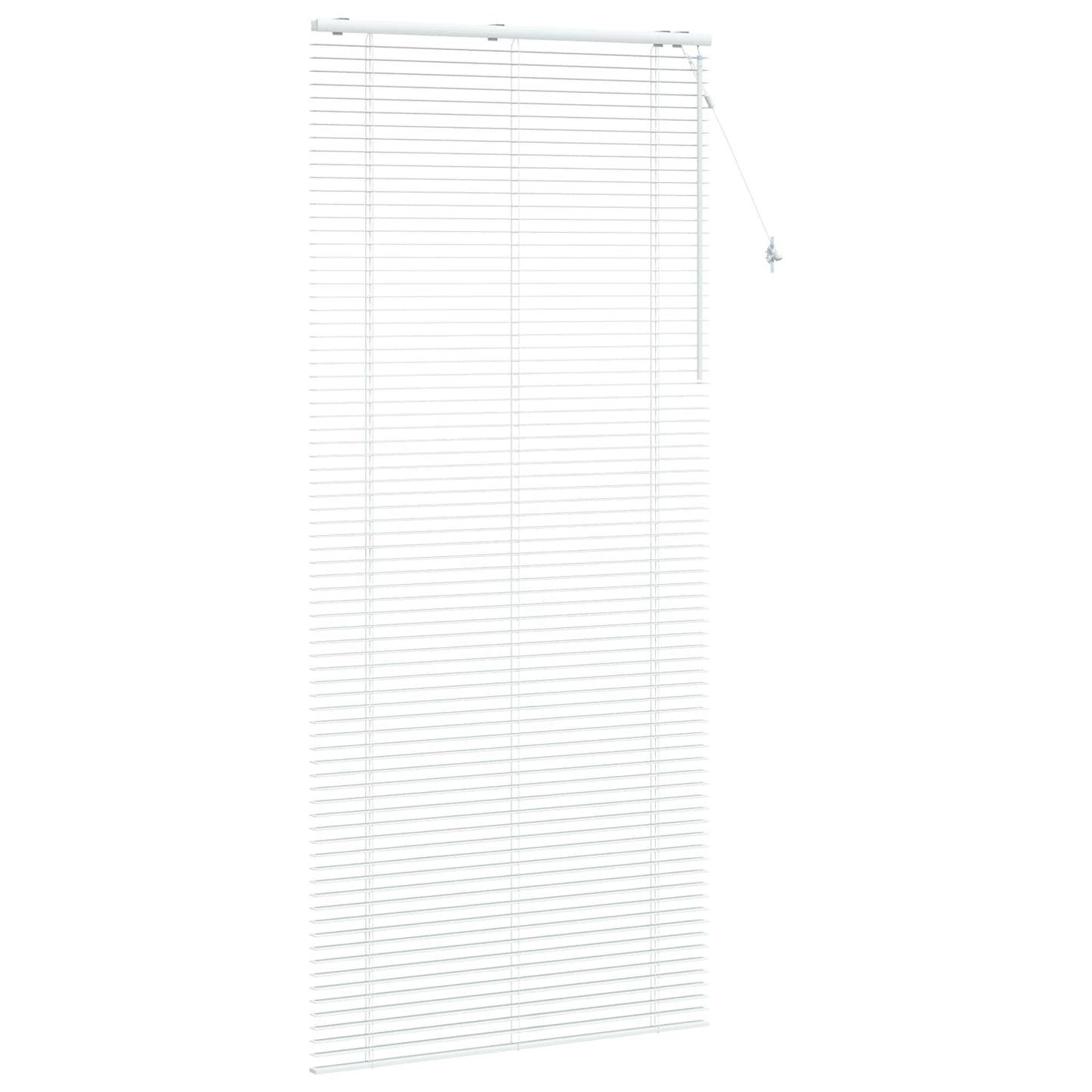 Venetian Blind White 110 x 250 cm 35 mm Solid Paulownia Wood