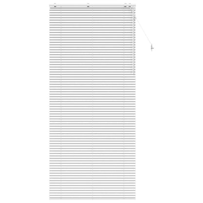 Venetian Blind White 115 x 250 cm 35 mm Solid Paulownia Wood