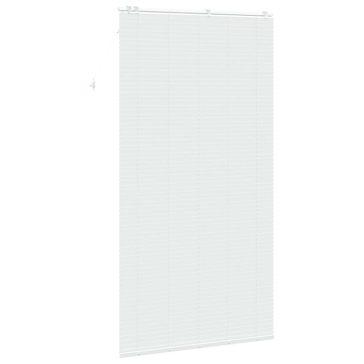 Venetian Blind White 140 x 250 cm 35 mm Solid Paulownia Wood