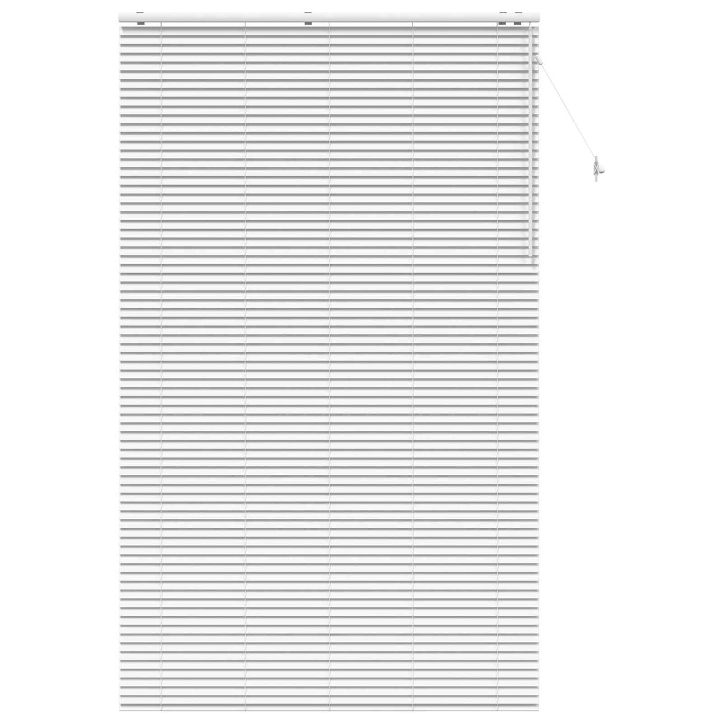 Venetian Blind White 150 x 250 cm 35 mm Solid Paulownia Wood