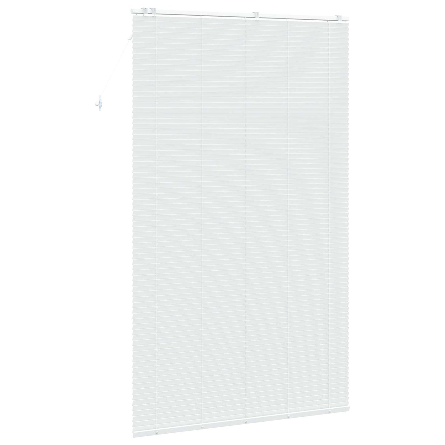 Venetian Blind White 155 x 250 cm 35 mm Solid Paulownia Wood