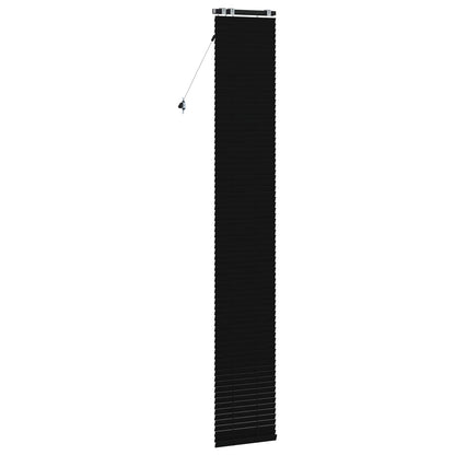 Venetian Blind Black 40 x 250 cm 35 mm Solid Paulownia Wood