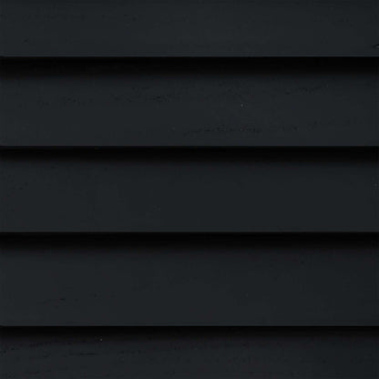 Venetian Blind Black 130 x 250 cm 35 mm Solid Paulownia Wood