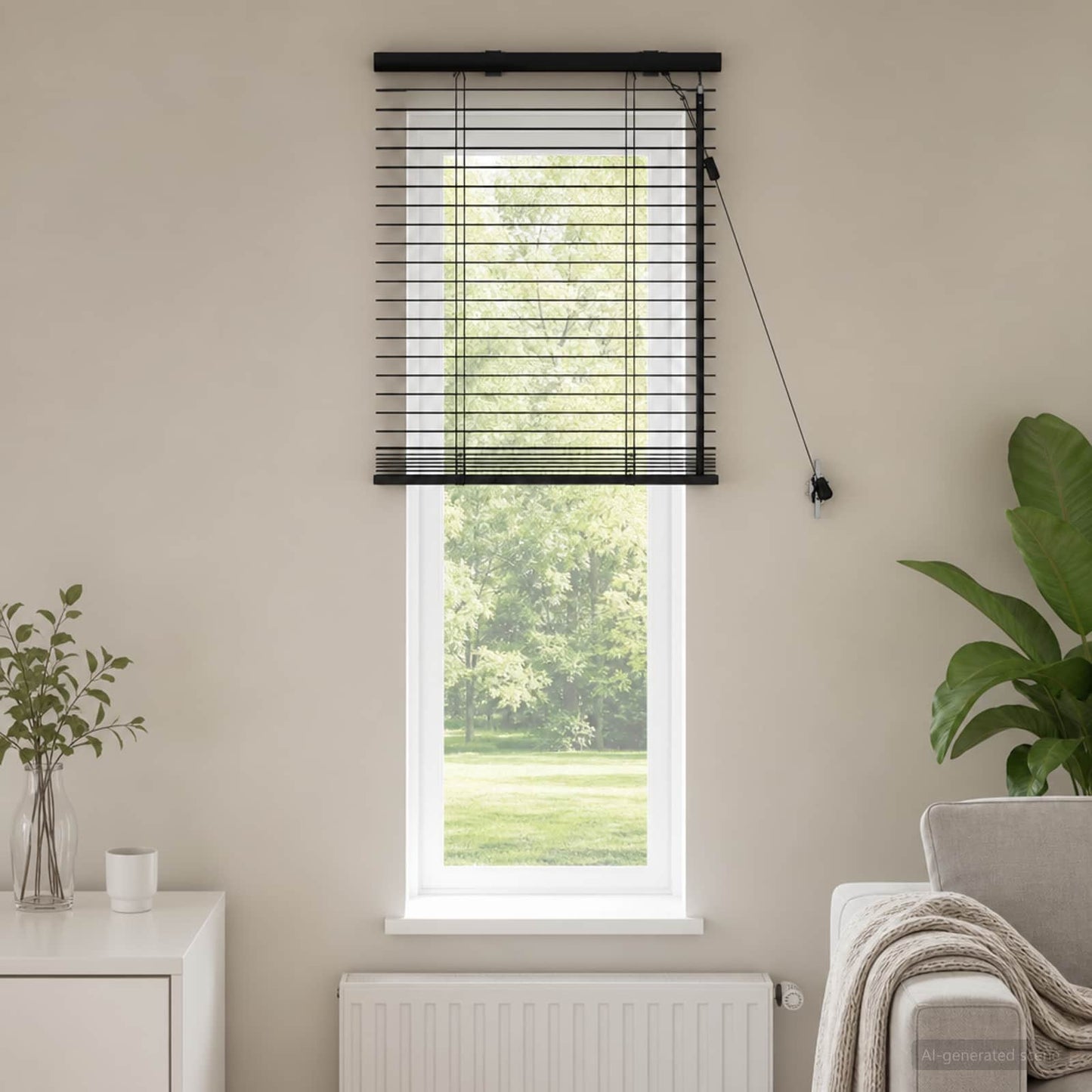 Venetian Blind Dark Brown 55 x 130 cm 35 mm