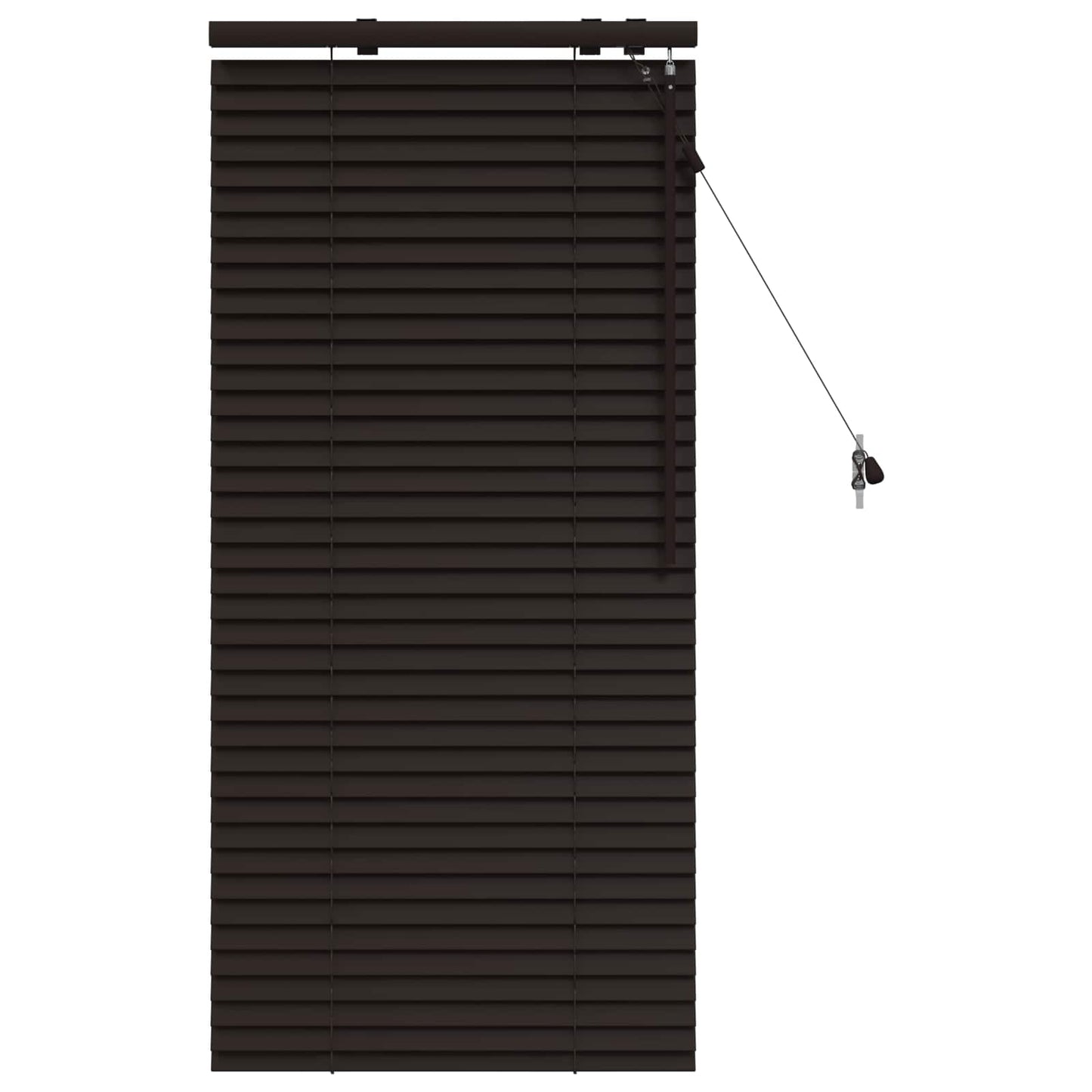 Venetian Blind Dark Brown 60 x 130 cm 35 mm