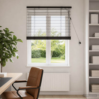 Venetian Blind Dark Brown 75 x 130 cm 35 mm
