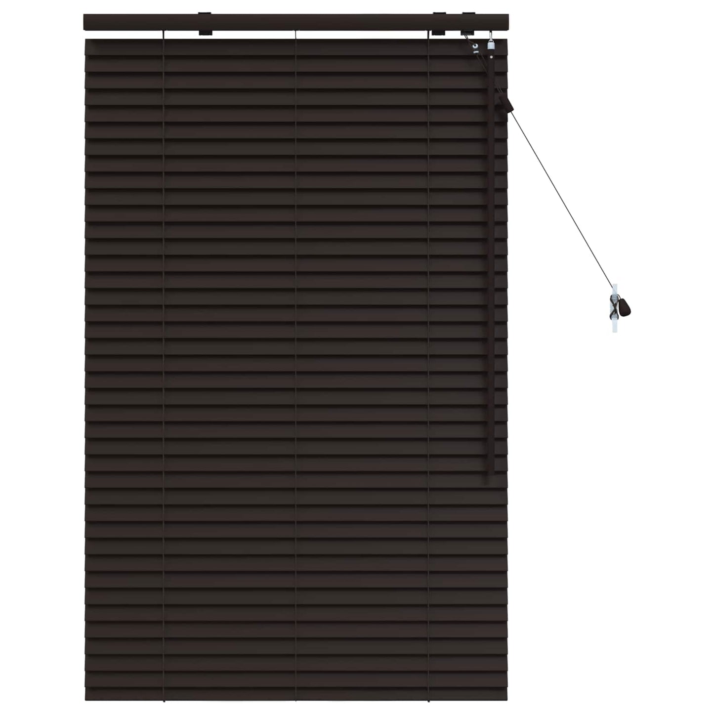 Venetian Blind Dark Brown 80 x 130 cm 35 mm