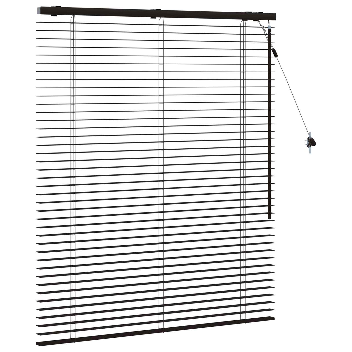 Venetian Blind Dark Brown 100 x 130 cm 35 mm