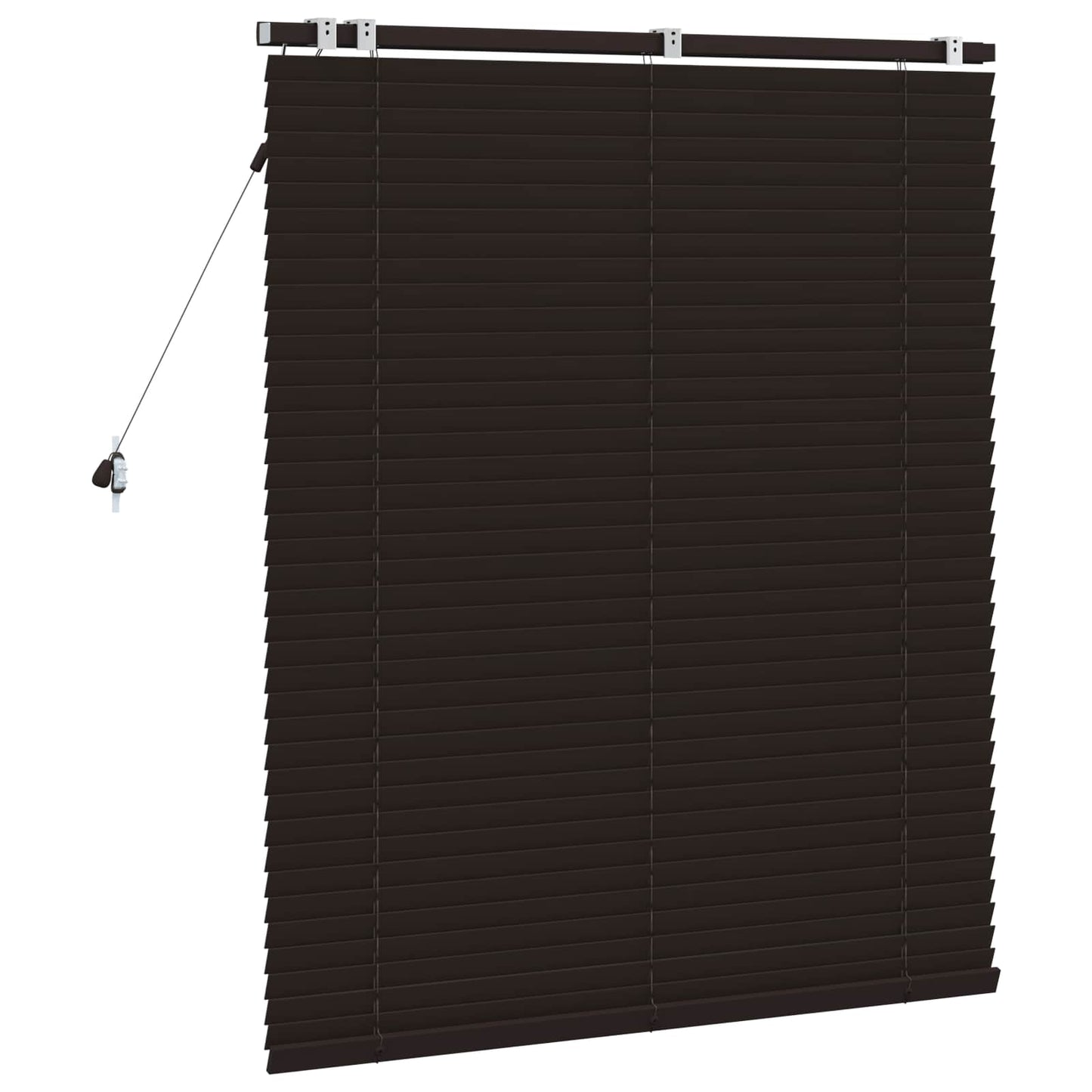 Venetian Blind Dark Brown 105 x 130 cm 35 mm