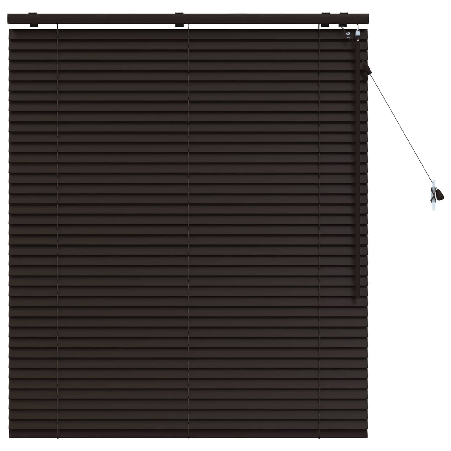 Venetian Blind Dark Brown 110 x 130 cm 35 mm