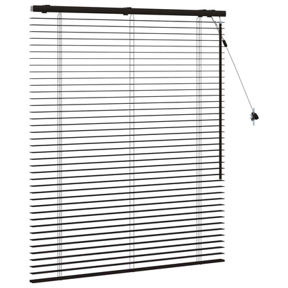 Venetian Blind Dark Brown 115 x 130 cm 35 mm
