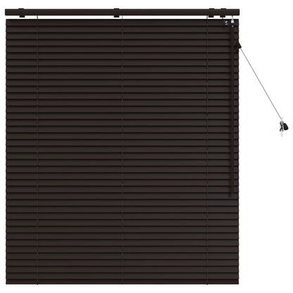 Venetian Blind Dark Brown 120 x 130 cm 35 mm