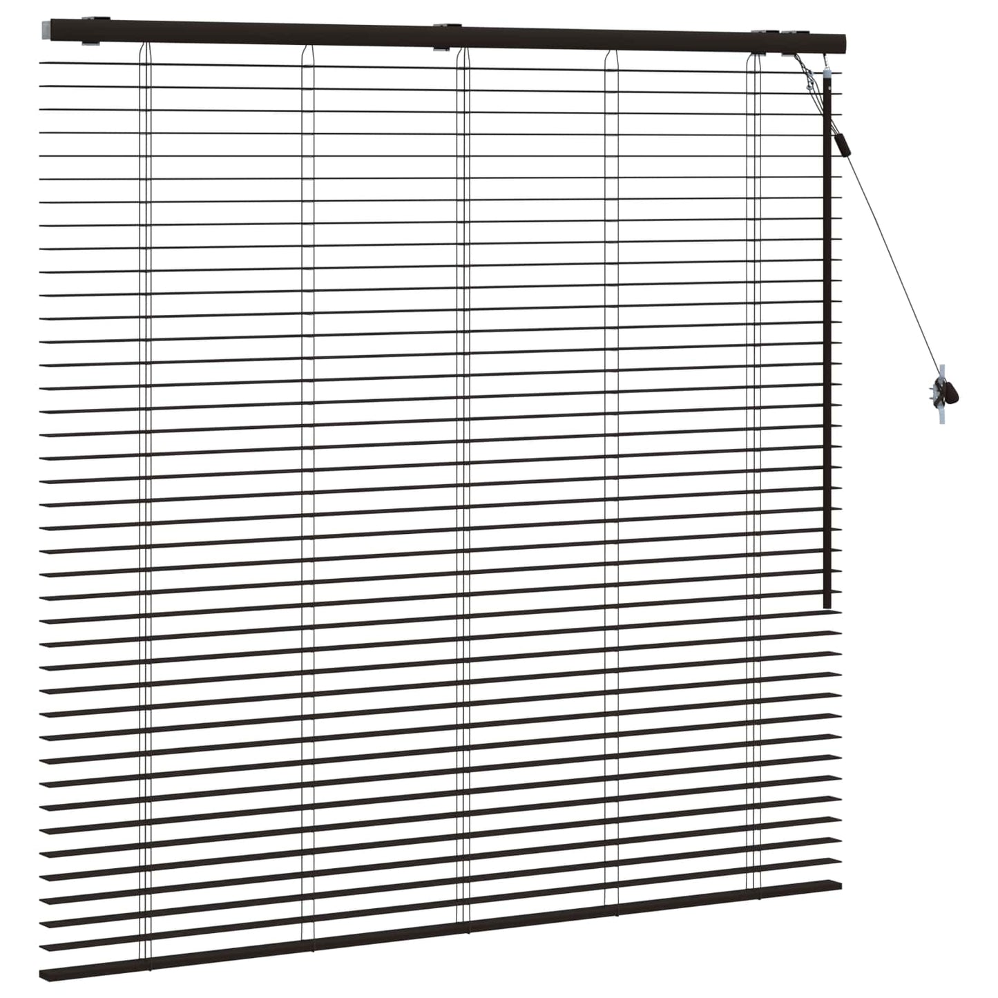 Venetian Blind Dark Brown 125 x 130 cm 35 mm