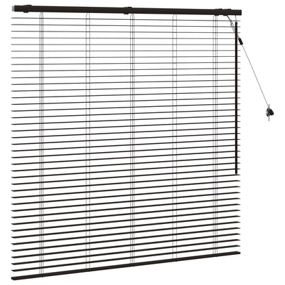 Venetian Blind Dark Brown 135 x 130 cm 35 mm