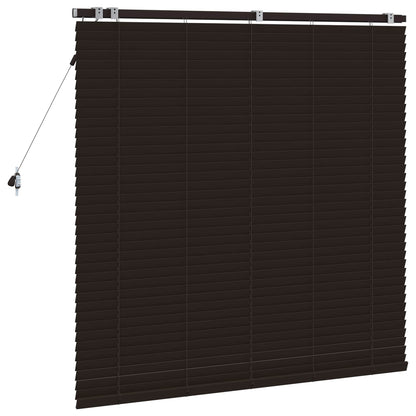 Venetian Blind Dark Brown 140 x 130 cm 35 mm