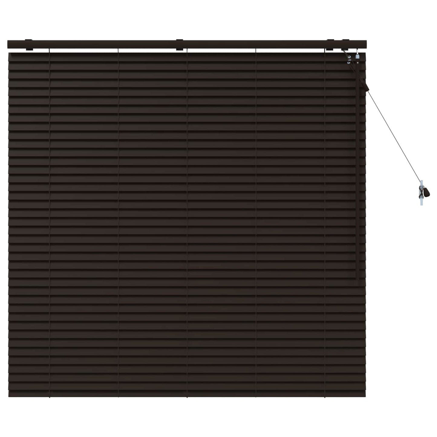 Venetian Blind Dark Brown 140 x 130 cm 35 mm