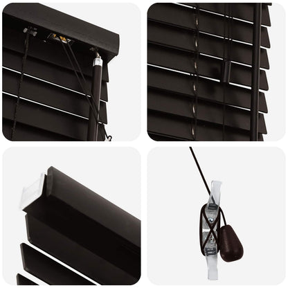 Venetian Blind Dark Brown 150 x 130 cm 35 mm