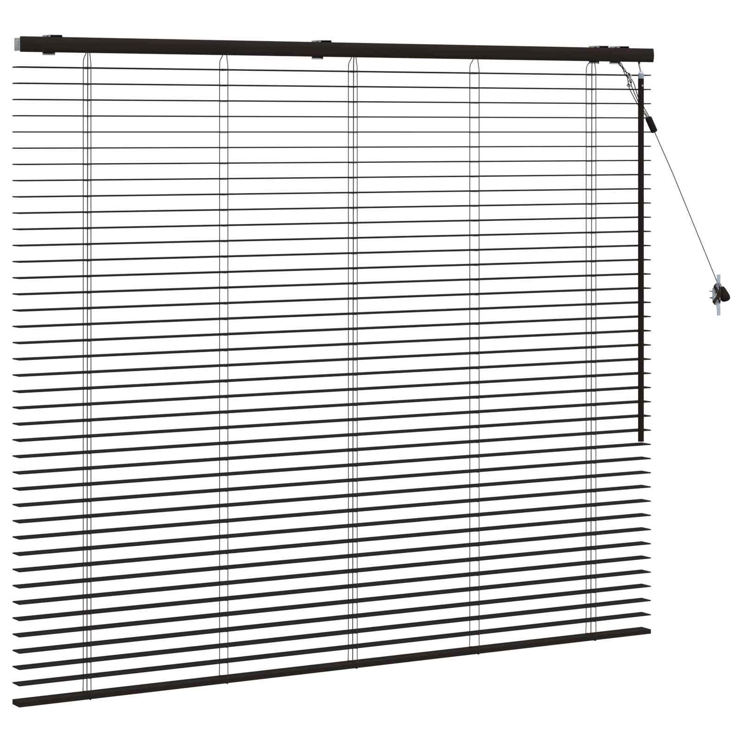 Venetian Blind Dark Brown 160 x 130 cm 35 mm