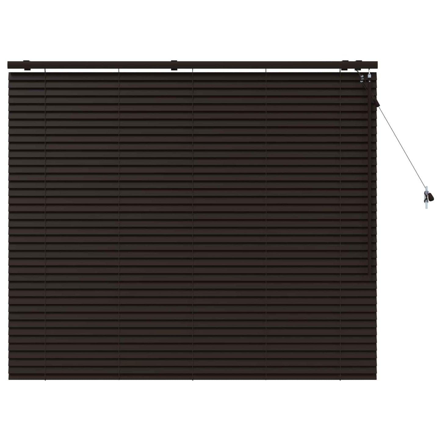Venetian Blind Dark Brown 160 x 130 cm 35 mm