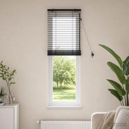 Venetian Blind Dark Brown 60 x 160 cm 35 mm