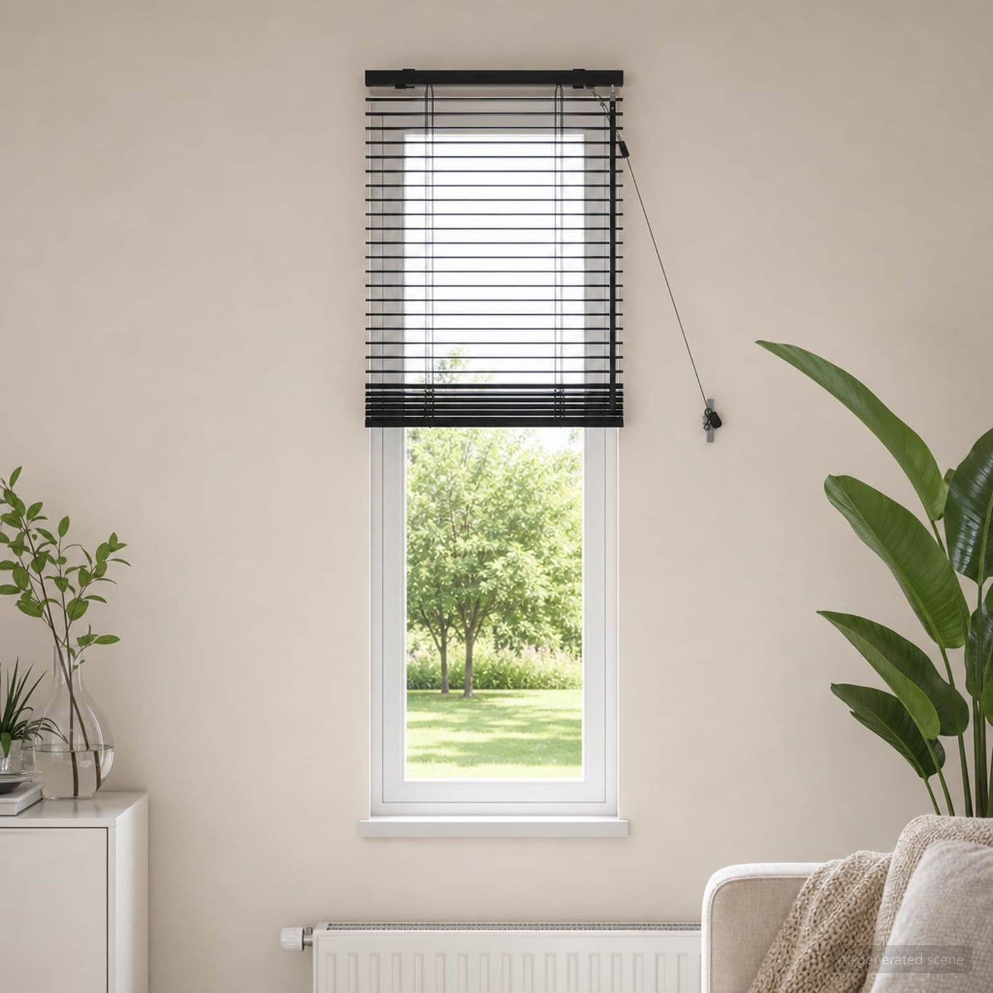 Venetian Blind Dark Brown 65 x 160 cm 35 mm