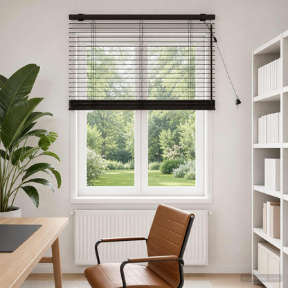 Venetian Blind Dark Brown 70 x 160 cm 35 mm