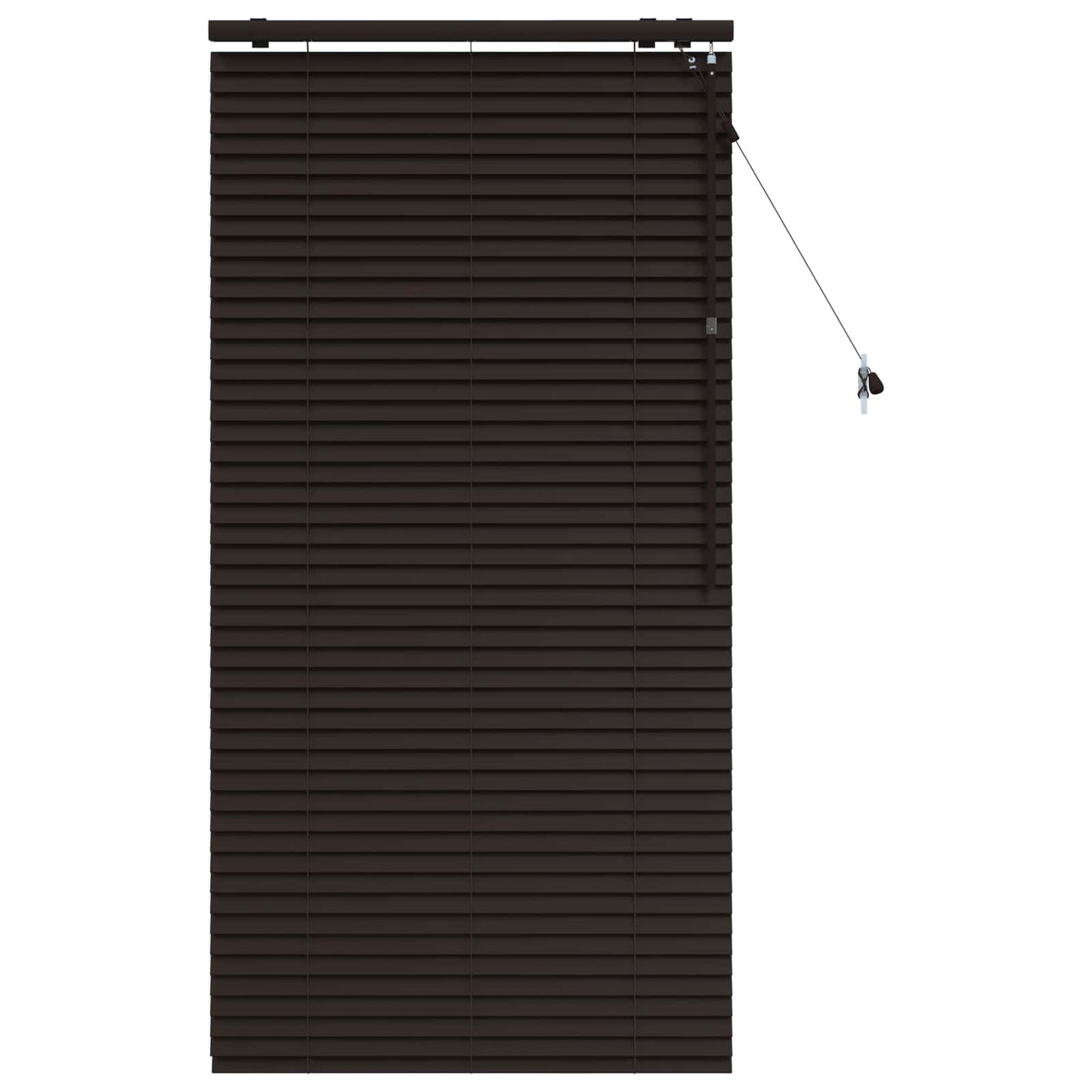 Venetian Blind Dark Brown 70 x 160 cm 35 mm