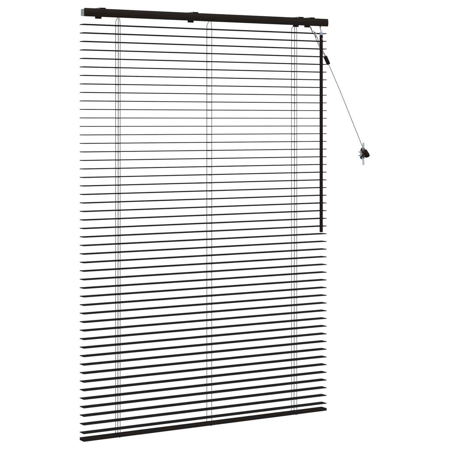 Venetian Blind Dark Brown 105 x 160 cm 35 mm