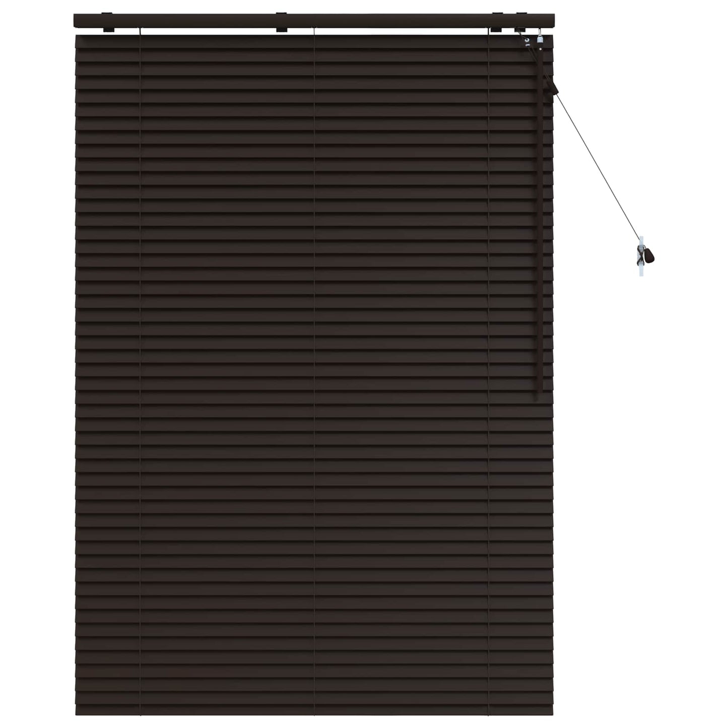 Venetian Blind Dark Brown 115 x 160 cm 35 mm