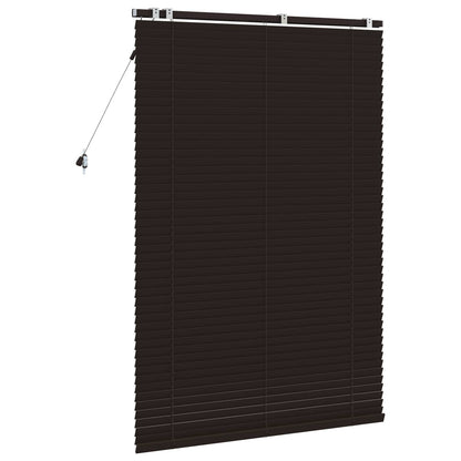 Venetian Blind Dark Brown 120 x 160 cm 35 mm