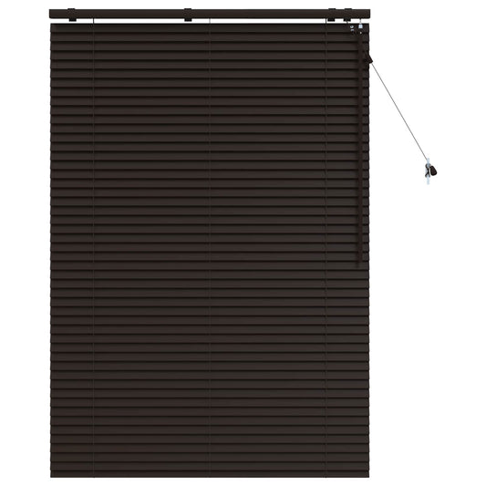 Venetian Blind Dark Brown 120 x 160 cm 35 mm