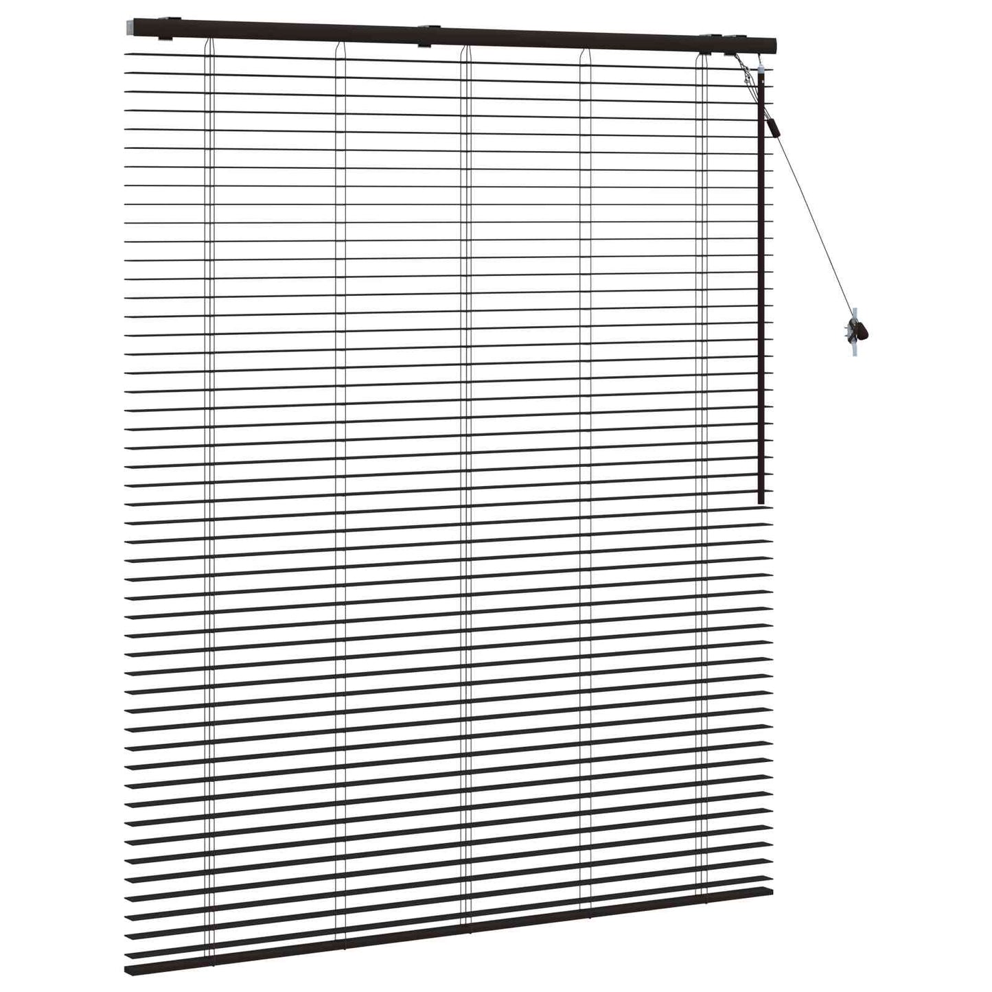 Venetian Blind Dark Brown 125 x 160 cm 35 mm