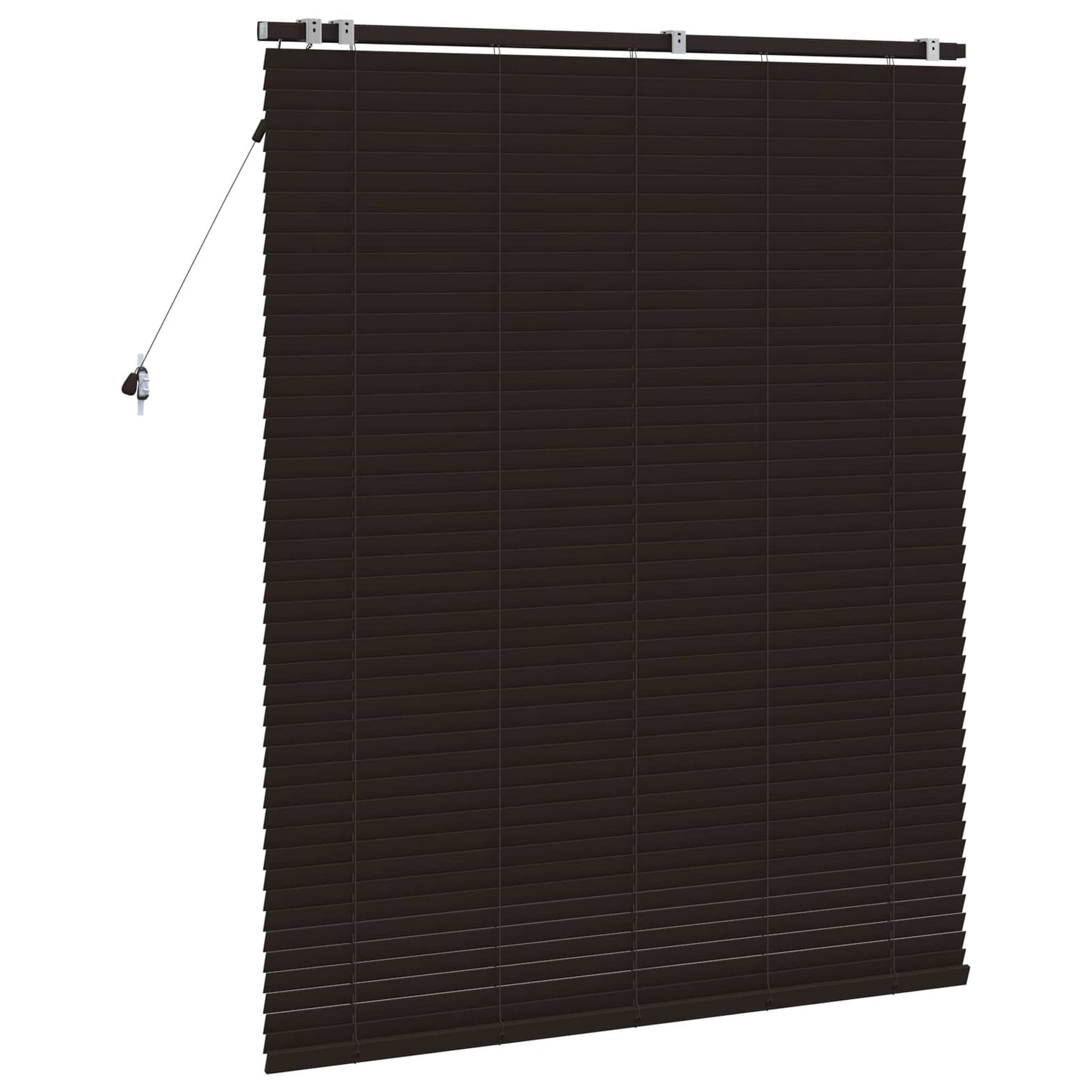 Venetian Blind Dark Brown 125 x 160 cm 35 mm