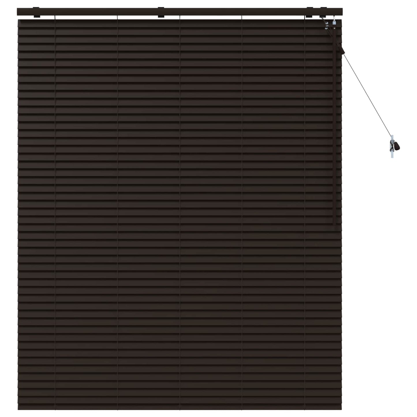 Venetian Blind Dark Brown 125 x 160 cm 35 mm