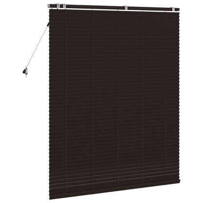 Venetian Blind Dark Brown 130 x 160 cm 35 mm