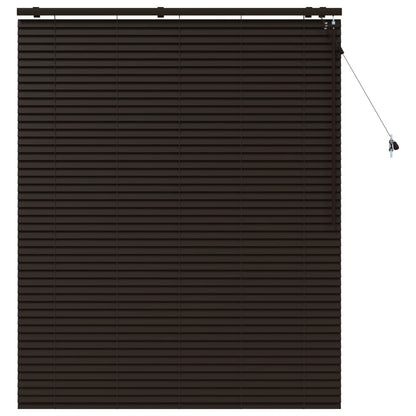 Venetian Blind Dark Brown 130 x 160 cm 35 mm