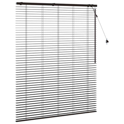 Venetian Blind Dark Brown 135 x 160 cm 35 mm