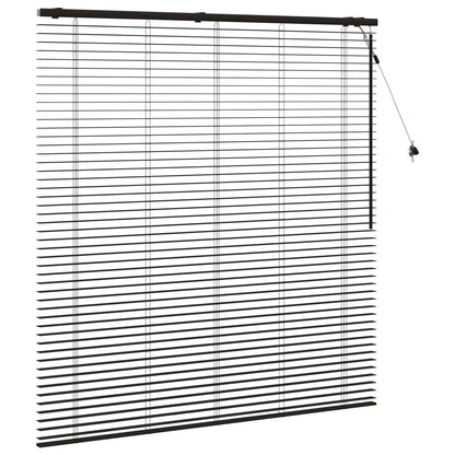 Venetian Blind Dark Brown 155 x 160 cm 35 mm