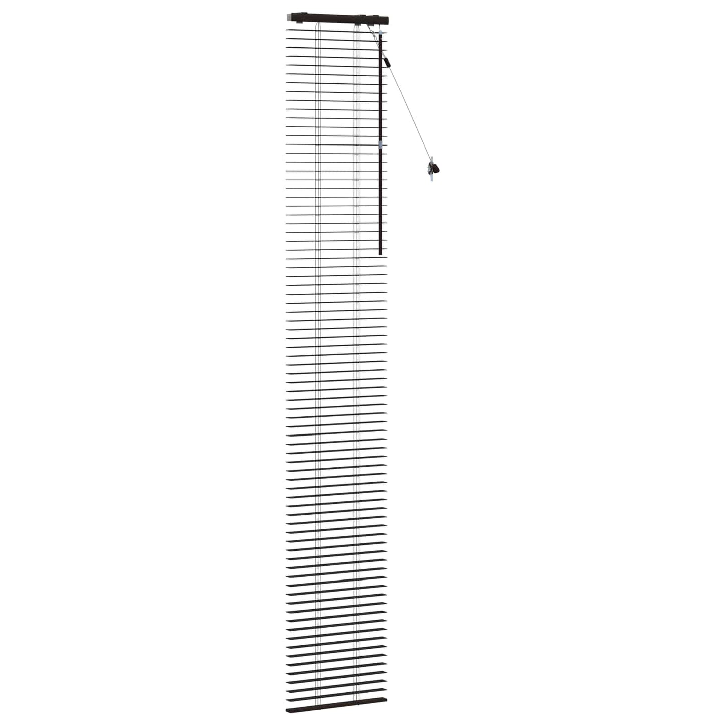 Venetian Blind Dark Brown 50 x 250 cm 35 mm