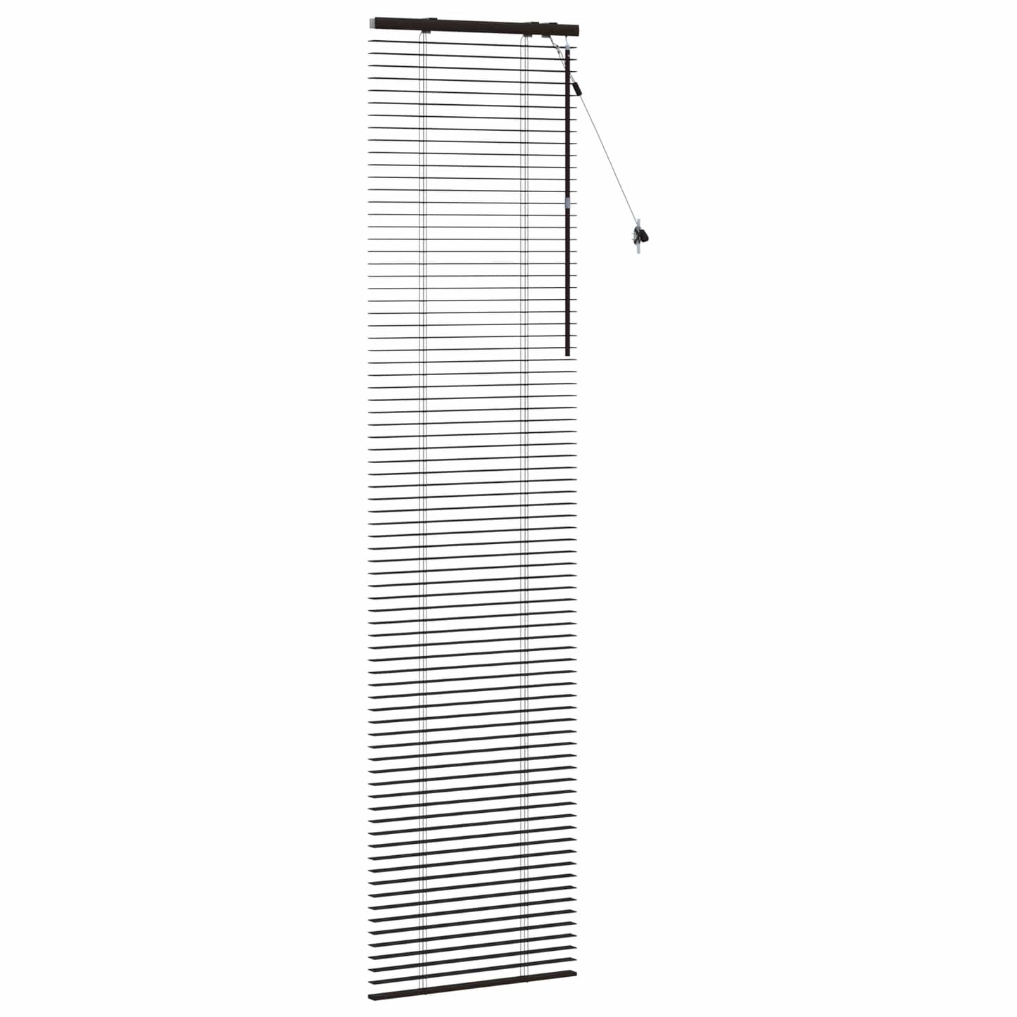 Venetian Blind Dark Brown 65 x 250 cm 35 mm