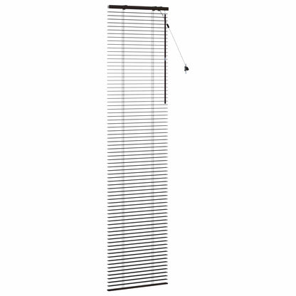 Venetian Blind Dark Brown 65 x 250 cm 35 mm