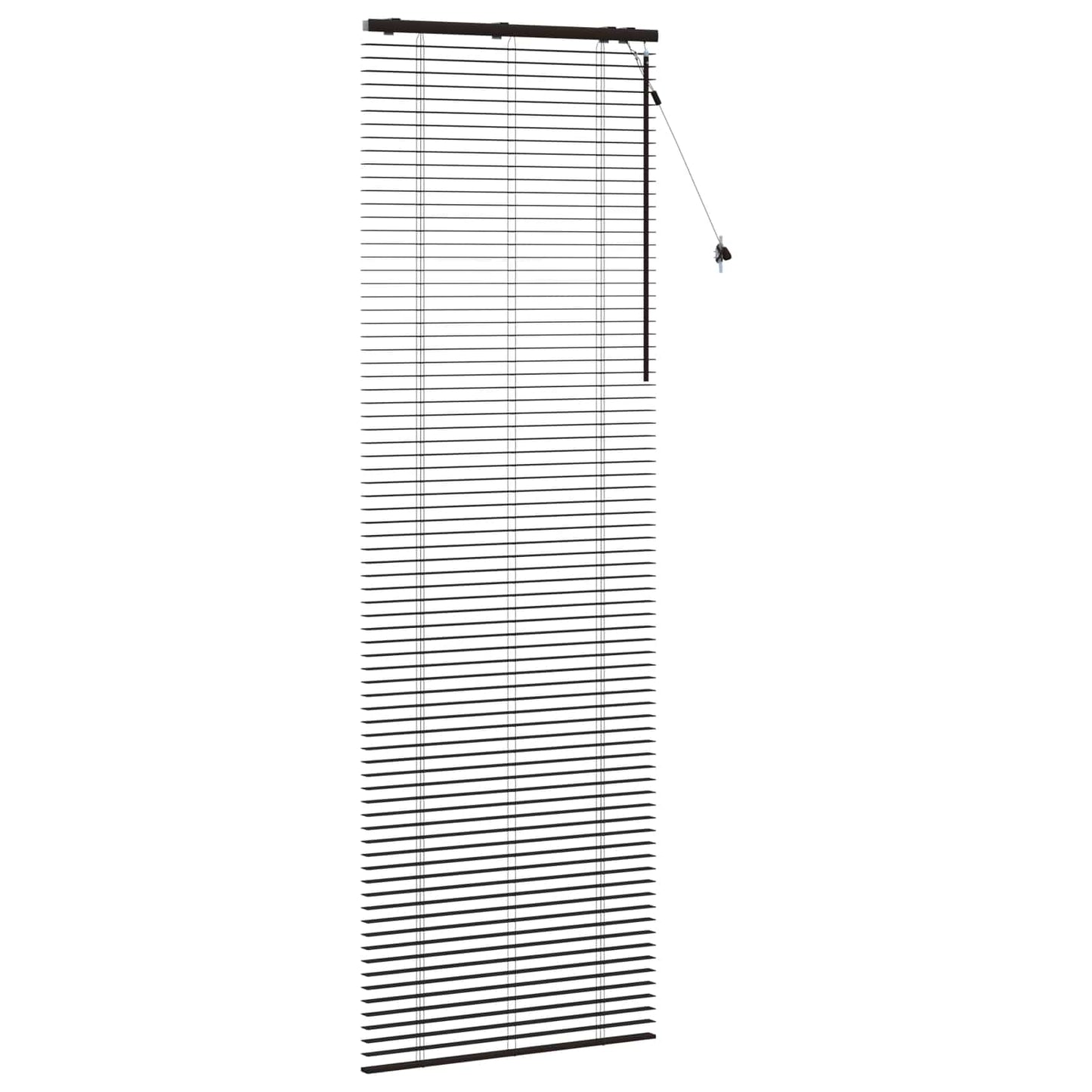 Venetian Blind Dark Brown 80 x 250 cm 35 mm