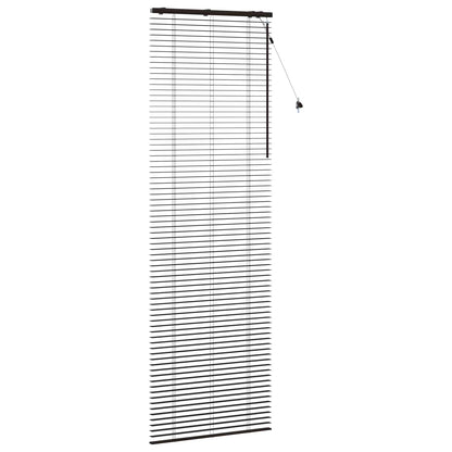 Venetian Blind Dark Brown 80 x 250 cm 35 mm