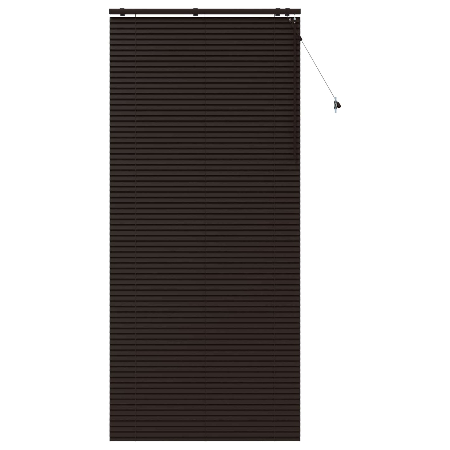 Venetian Blind Dark Brown 100 x 250 cm 35 mm
