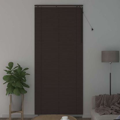 Venetian Blind Dark Brown 110 x 250 cm 35 mm
